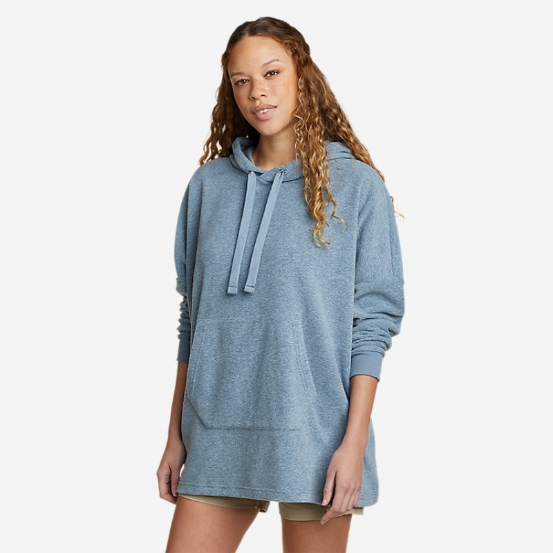 Eddie Bauer Quest Blanket Hoodie Damen Blau | ZFSB-10734