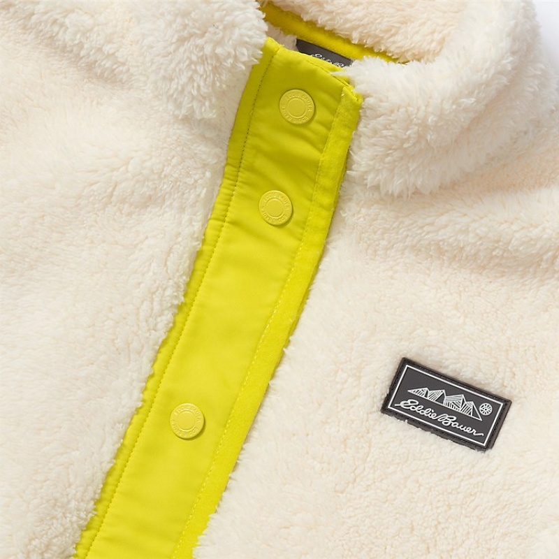 Eddie Bauer Quest Fleece Plush Jacken Jungen Weiß | BPWI-31925