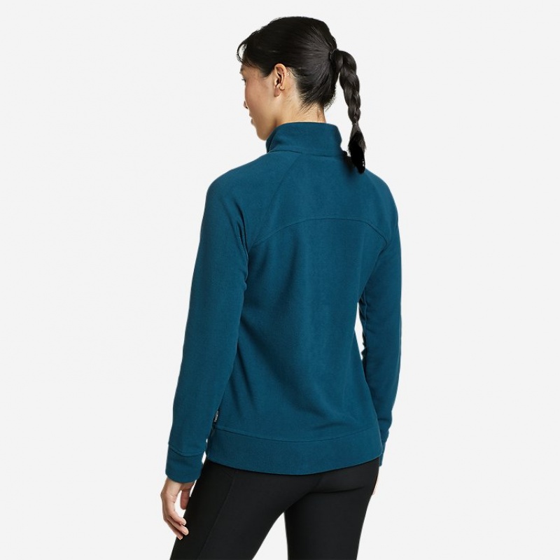 Eddie Bauer Quest Full-Zip Fleece Damen Pfauen | JSYR-17538