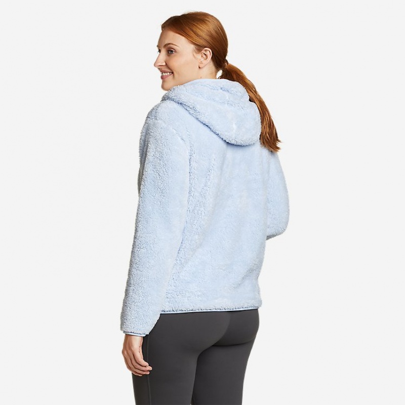 Eddie Bauer Quest Plush Full-Zip Hoodie Damen Weiß | PFNW-34581