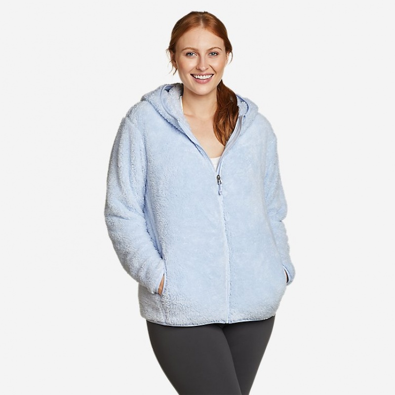 Eddie Bauer Quest Plush Full-Zip Hoodie Damen Weiß | PFNW-34581