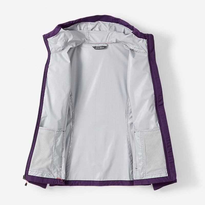 Eddie Bauer RIPPAC® Pro Rain Jacken Damen Lila | FEXB-64978