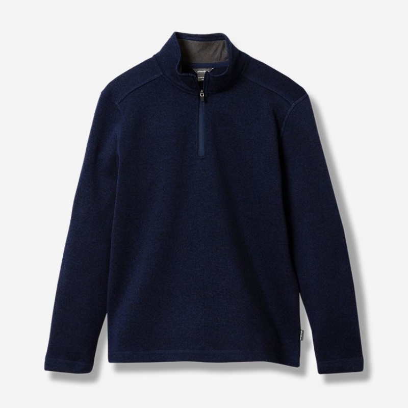 Eddie Bauer Radiator 1/4-Zip Pullover Jungen Hellnavy | CYET-02497