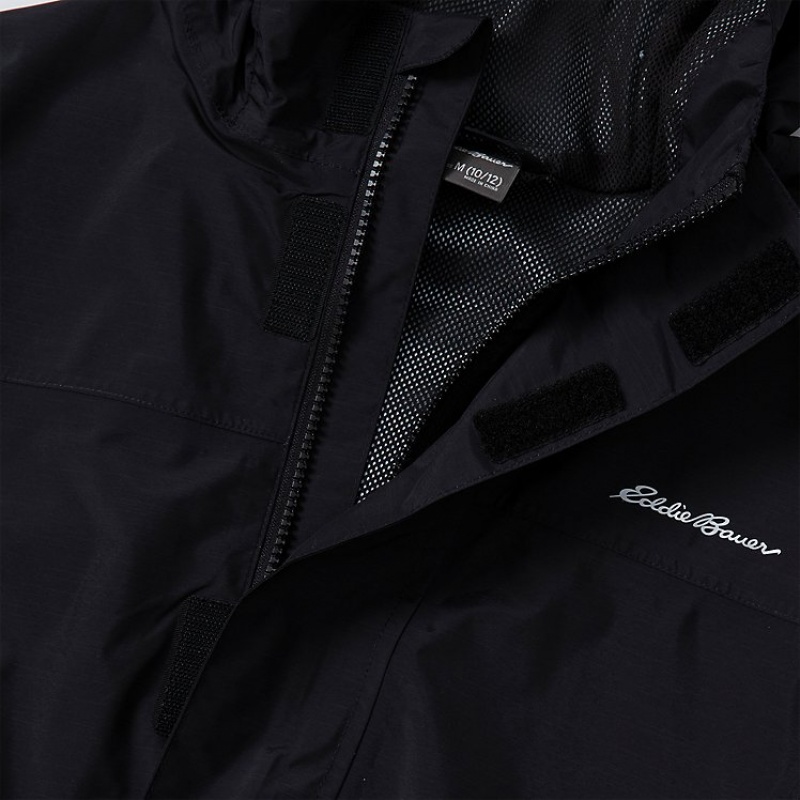 Eddie Bauer Rainfoil® Jacken Mädchen Schwarz | IEKZ-23419