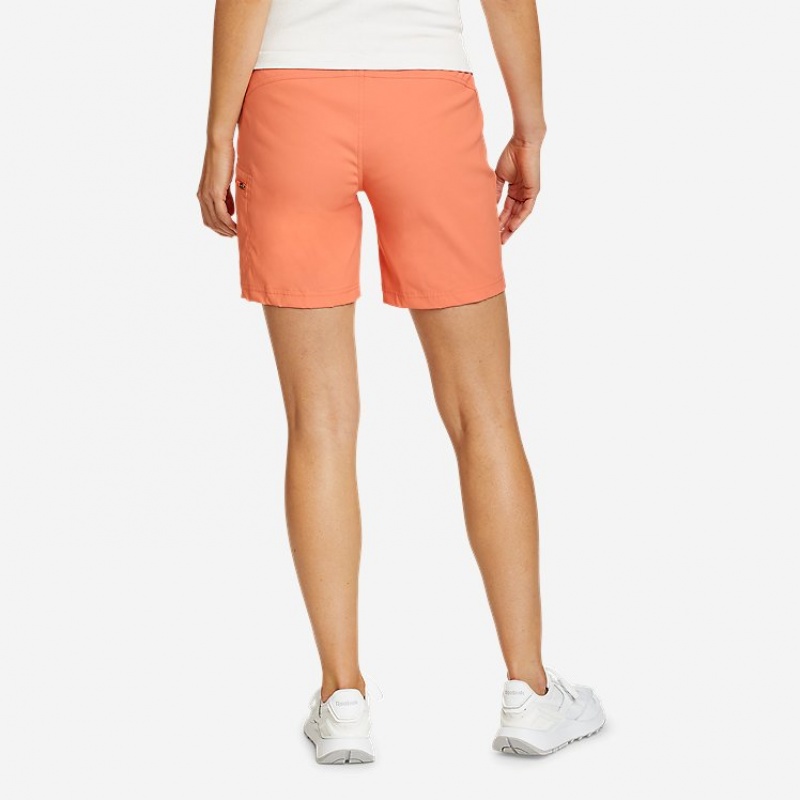 Eddie Bauer Rainier Kurze Hose Damen Koralle | GKTD-36409