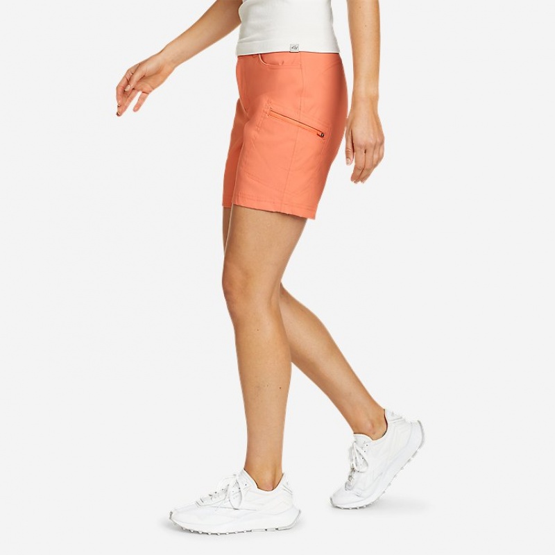 Eddie Bauer Rainier Kurze Hose Damen Koralle | GKTD-36409