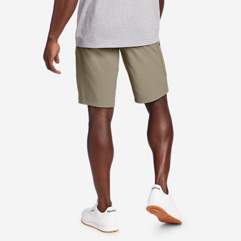 Eddie Bauer Rainier Kurze Hose Herren Hellkhaki | CQLV-25731