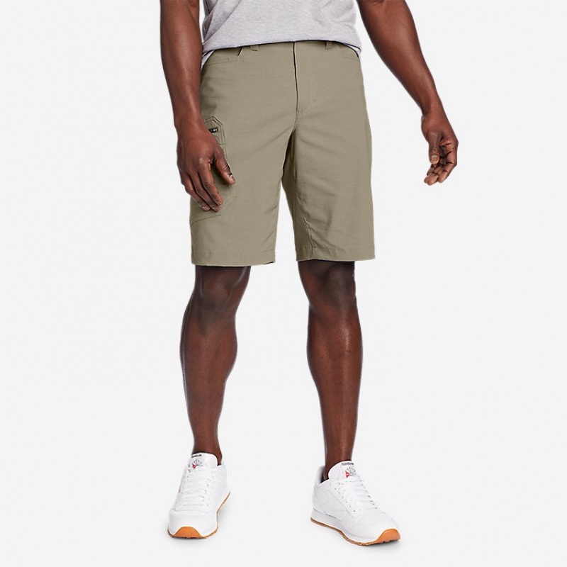 Eddie Bauer Rainier Kurze Hose Herren Hellkhaki | CQLV-25731