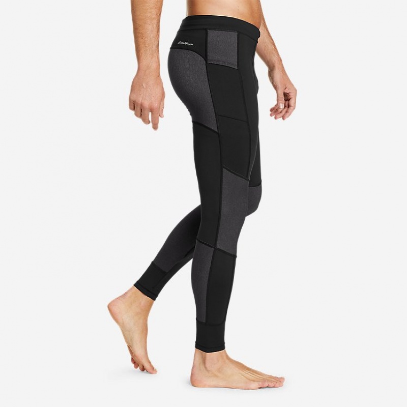 Eddie Bauer Resonance Performance Strumpfhose Herren Schwarz | IQBE-02769