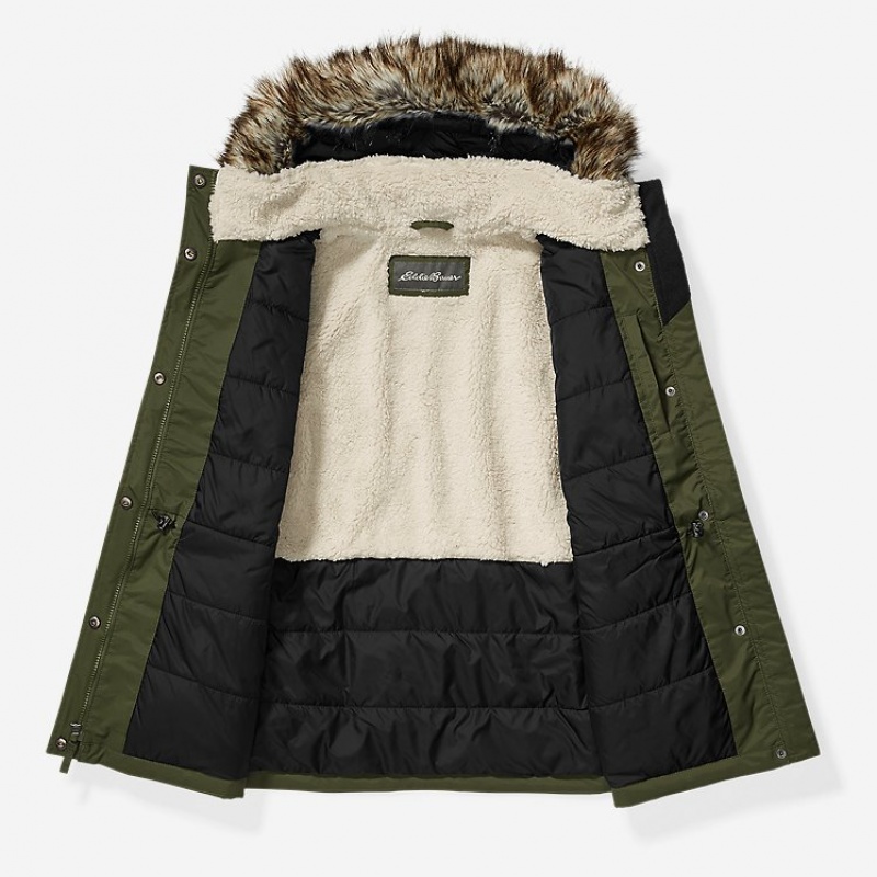 Eddie Bauer Riley Insulated Jacken Damen Dunkelolivgrün | VYUI-09432