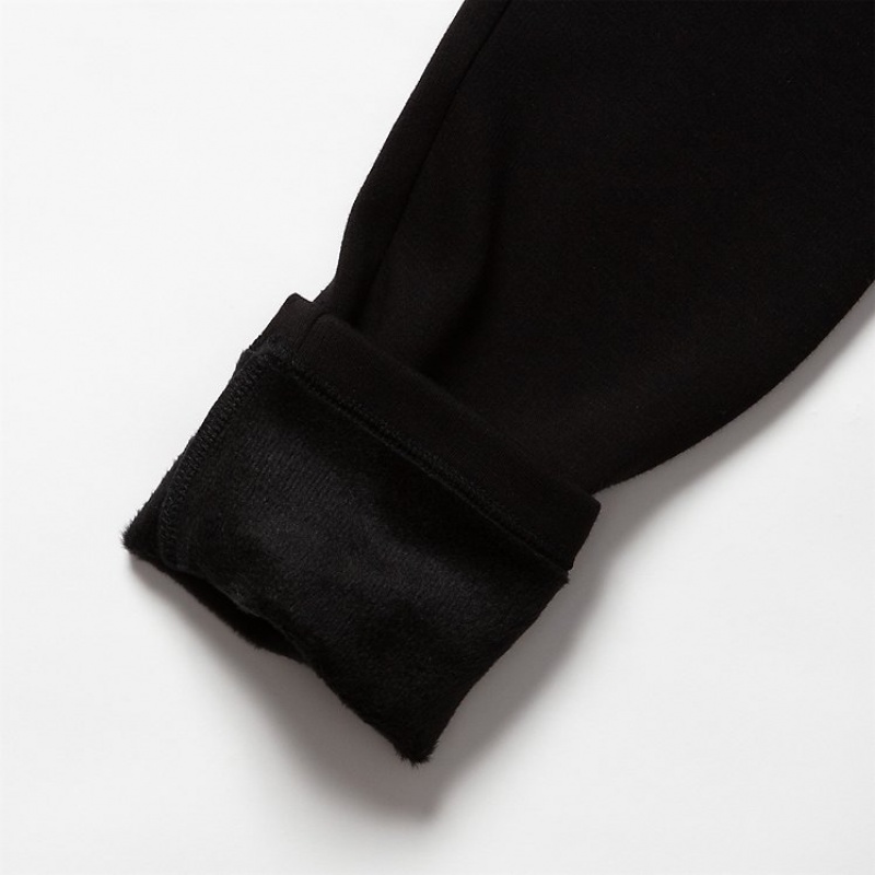 Eddie Bauer Rock Hopper Plush-Gefütterte Leggings Mädchen Schwarz | ZUWQ-92508