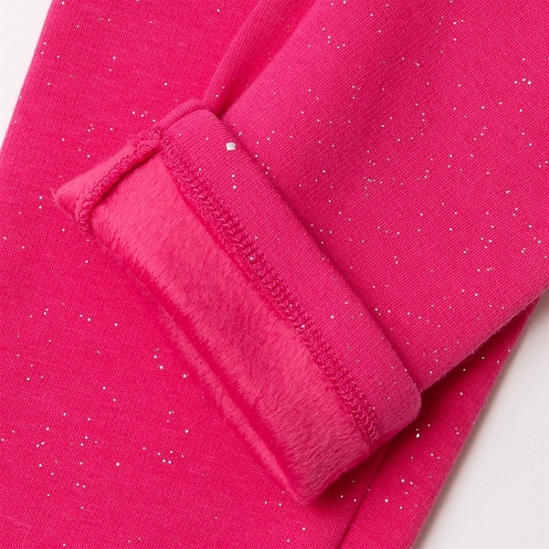 Eddie Bauer Rock Hopper Plush-Gefütterte - Sparkle Leggings Mädchen Rosa | WDAG-82310