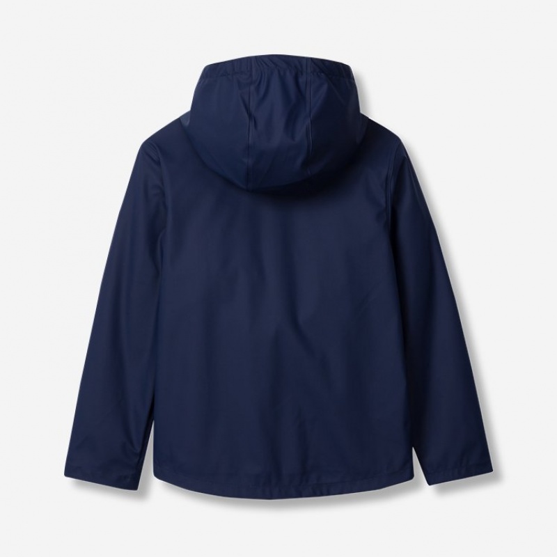 Eddie Bauer Rock Skipper Rain Slicker Regenmantel Mädchen Hellnavy | CTMK-17290