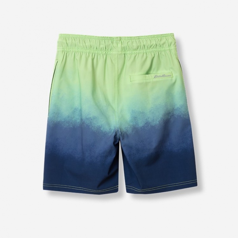 Eddie Bauer Sea Spray Magic Print Swim Kurze Hose Jungen Grün | GFOI-25301