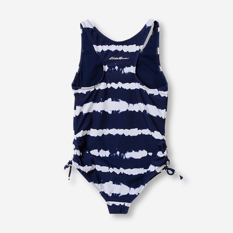 Eddie Bauer Sea Spray One-Piece Badeanzug Mädchen Hellnavy | VNJH-74052