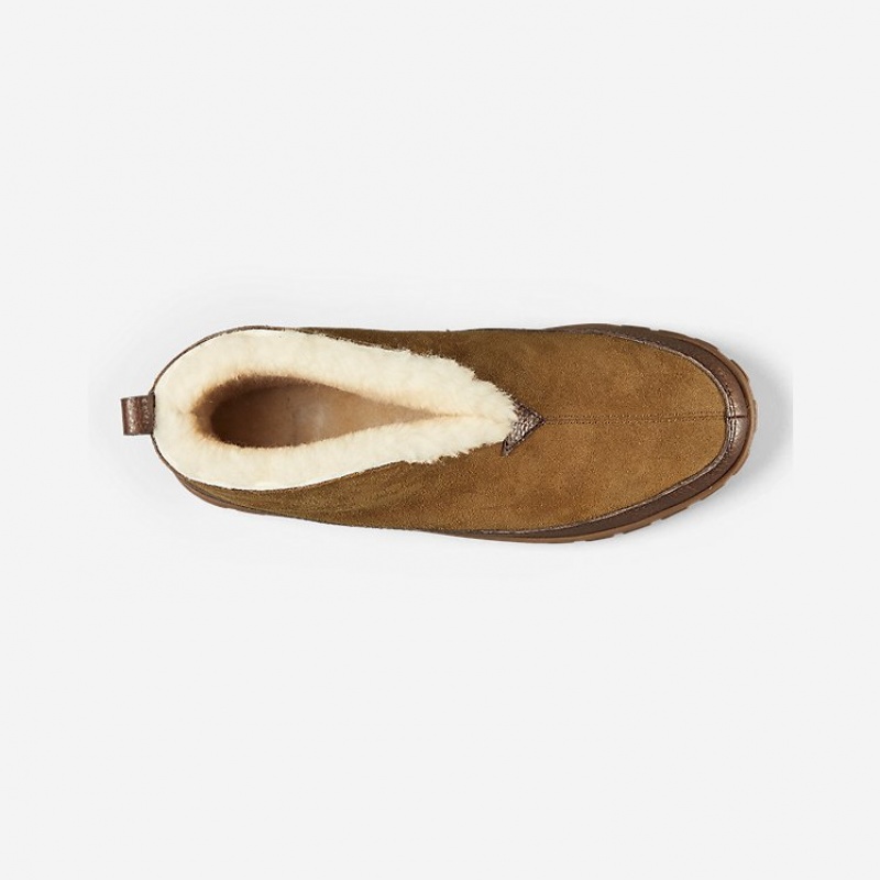 Eddie Bauer Shearling Slippers Stiefel Herren Braun | FXAB-36259