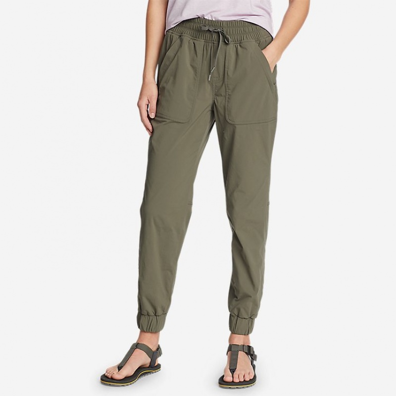 Eddie Bauer Sightscape Horizon Pull-On Jogginghose Damen Grün | YSIL-23578