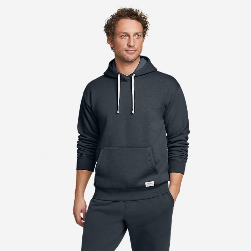 Eddie Bauer Signature Mit Kapuze Pullover Fleece Herren Blau | DCBO-56721