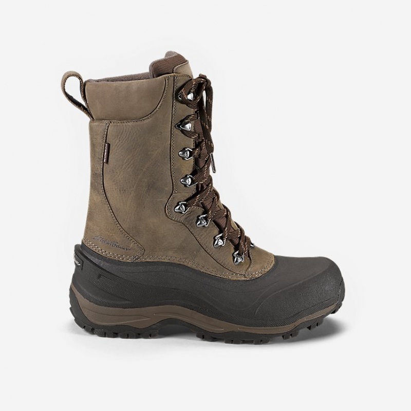 Eddie Bauer Snoqualmie Pass Stiefel Herren Khaki | MEZT-39165