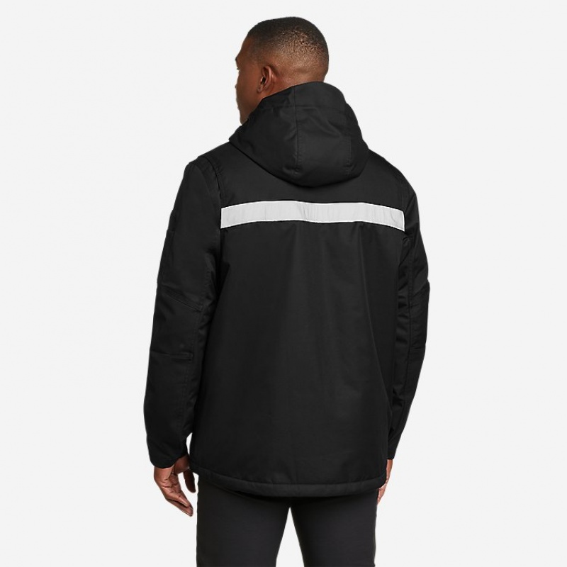 Eddie Bauer Storm Ops Jacken Herren Schwarz | ONKT-31084