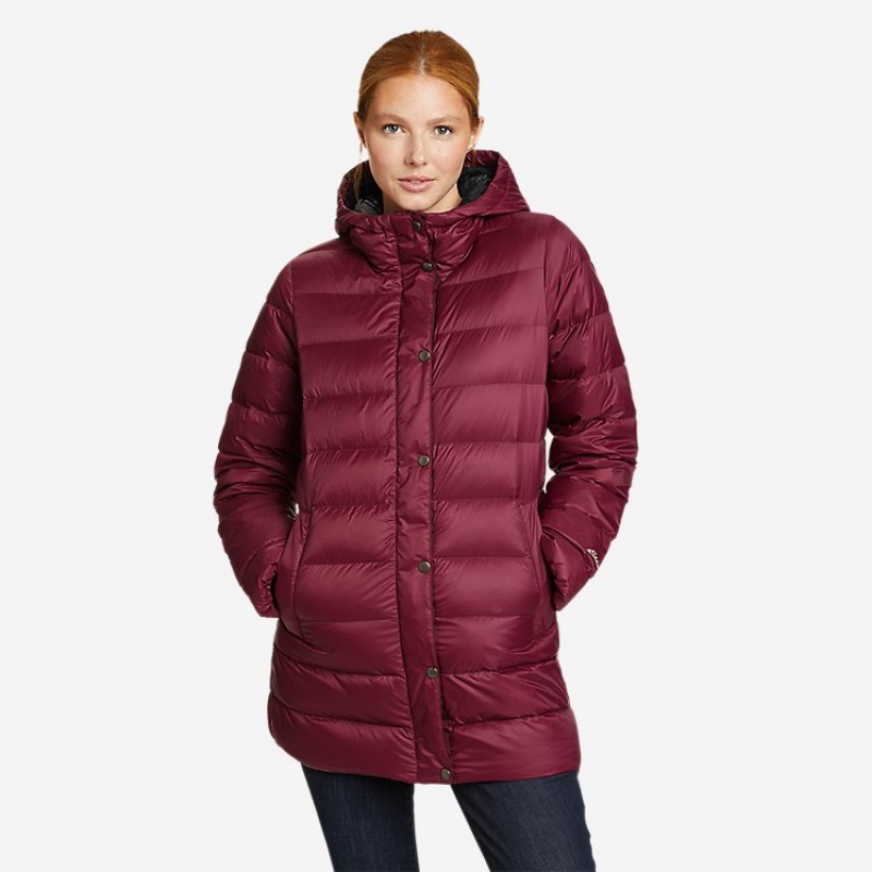 Eddie Bauer StratusTherm Down Parka Damen Bordeaux | KYCN-15836