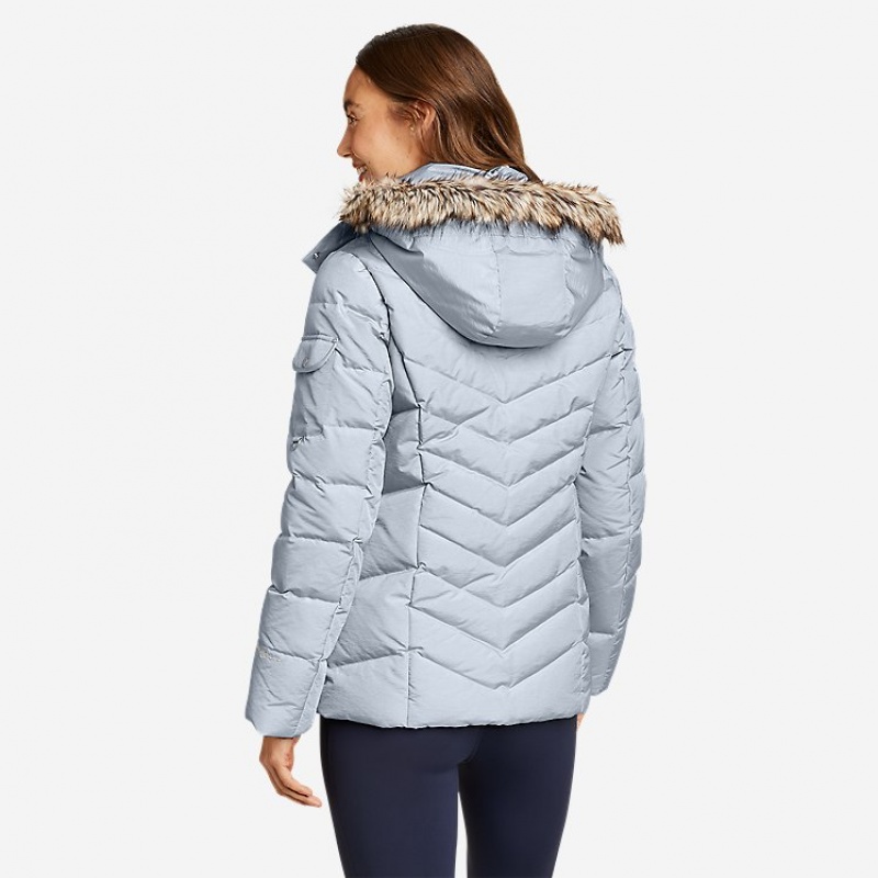 Eddie Bauer Sun Valley Down Jacken Damen Blau | UMVJ-60523