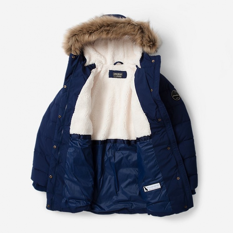 Eddie Bauer Sun Valley Frost Down Parka Mädchen Hellnavy | ZSQV-57832