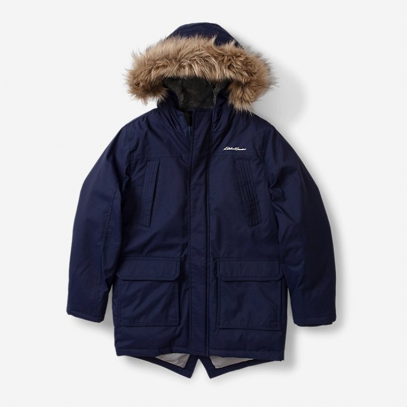 Eddie Bauer Superior Down Parka Jungen Navy | ZEPX-71605