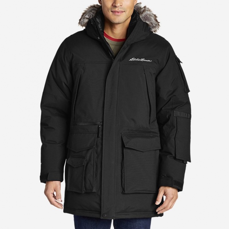 Eddie Bauer Superior Tailgate Parka Herren Schwarz | HAET-34791