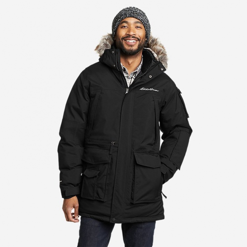 Eddie Bauer Superior Tailgate Parka Herren Schwarz | HAET-34791