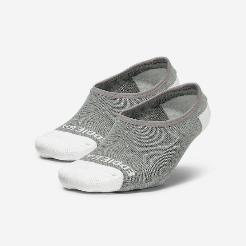 Eddie Bauer Tipped No-Show Liner Pack 2 Socken Damen Grau | KGPC-50147