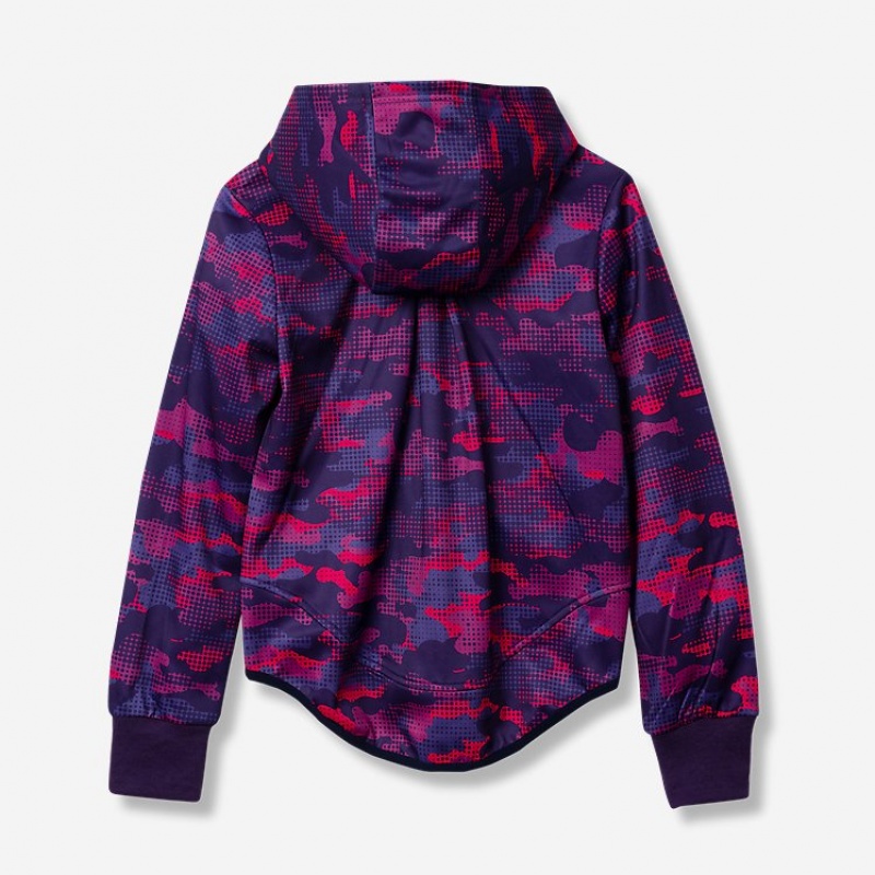 Eddie Bauer Trail Active - Print Hoodie Mädchen Rosa | CHDE-31529