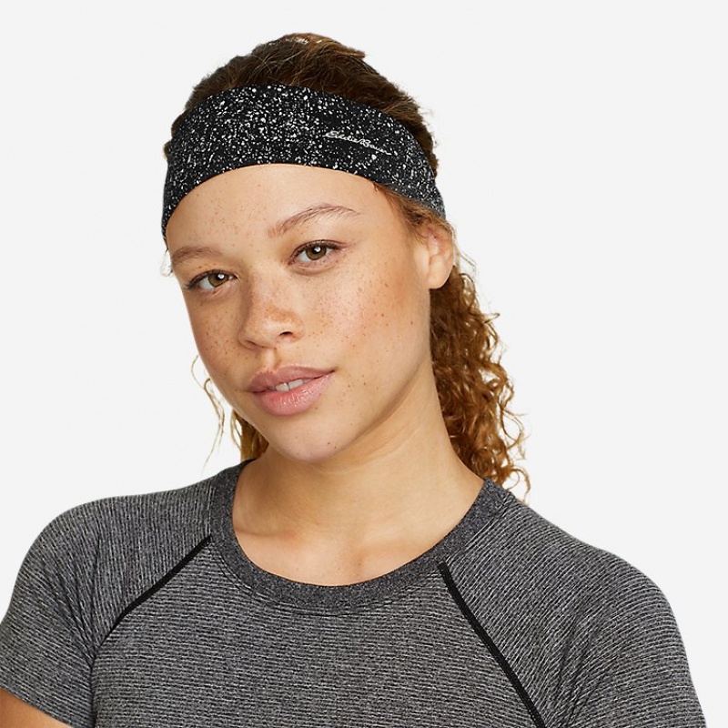 Eddie Bauer Trail Reflective Headband Accessoires Damen Schwarz | VFAE-07543