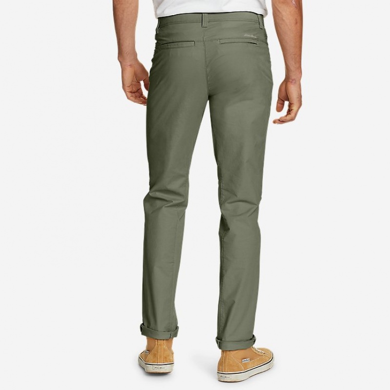 Eddie Bauer Voyager Flex Chinos - Slim Hose Herren Braun | AOZU-82934