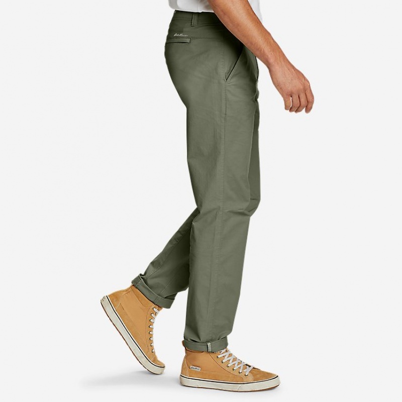 Eddie Bauer Voyager Flex Chinos - Slim Hose Herren Braun | AOZU-82934