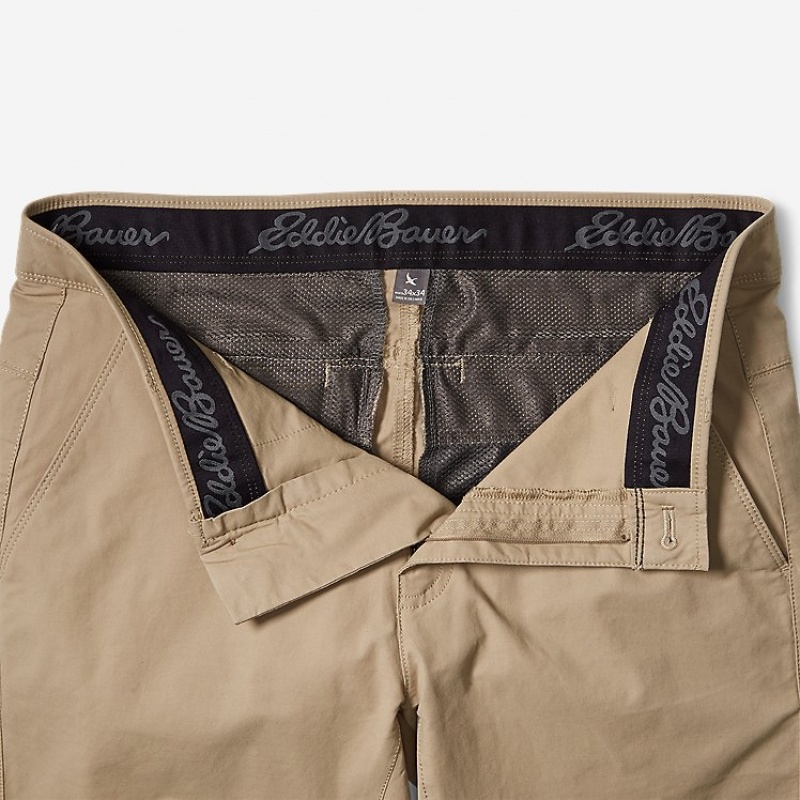 Eddie Bauer Voyager Flex Chinos - Slim Hose Herren Braun | AOZU-82934