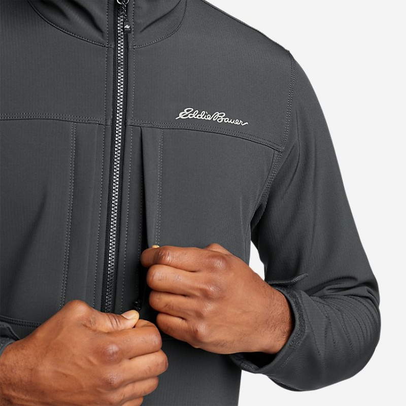 Eddie Bauer Windfoil® Thermal Jacken Herren Schwarz | CHRF-78912