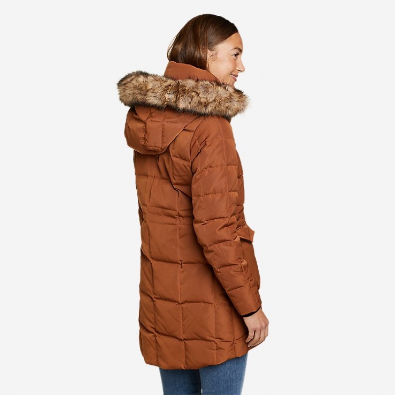 Eddie Bauer Yukon Klassische® Down Parka Damen Orange | HKUT-12305